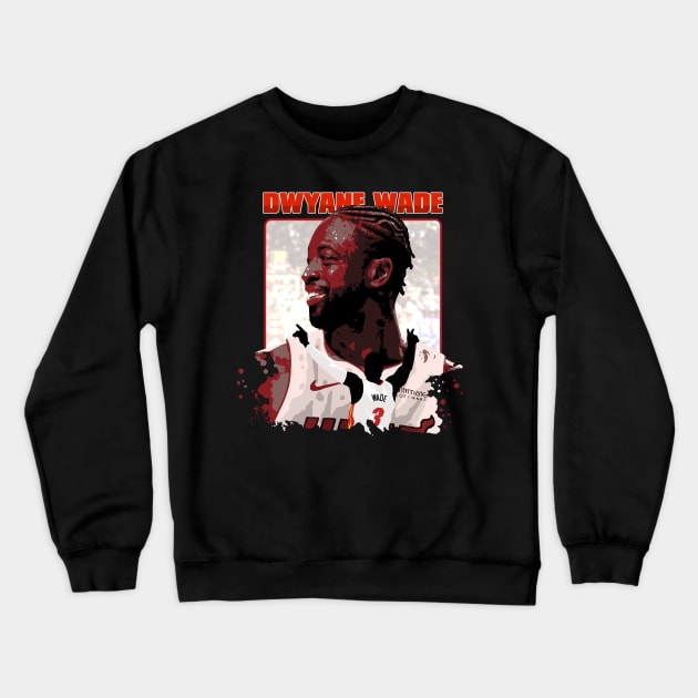 Dwyane Wade Crewneck Sweatshirt by Son Dela Cruz